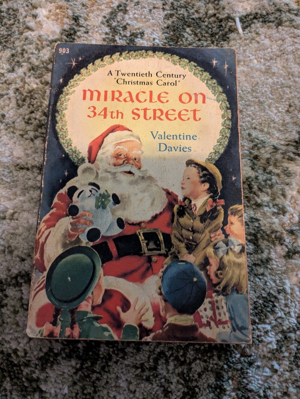 Miracle on 34th Street Vintage- Holiday Paperback Book